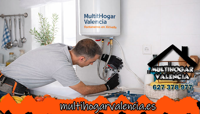 Reparar e instalar termo eléctrico en Xirivella